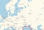 Подробная карта с курортами черноморского побережья россии